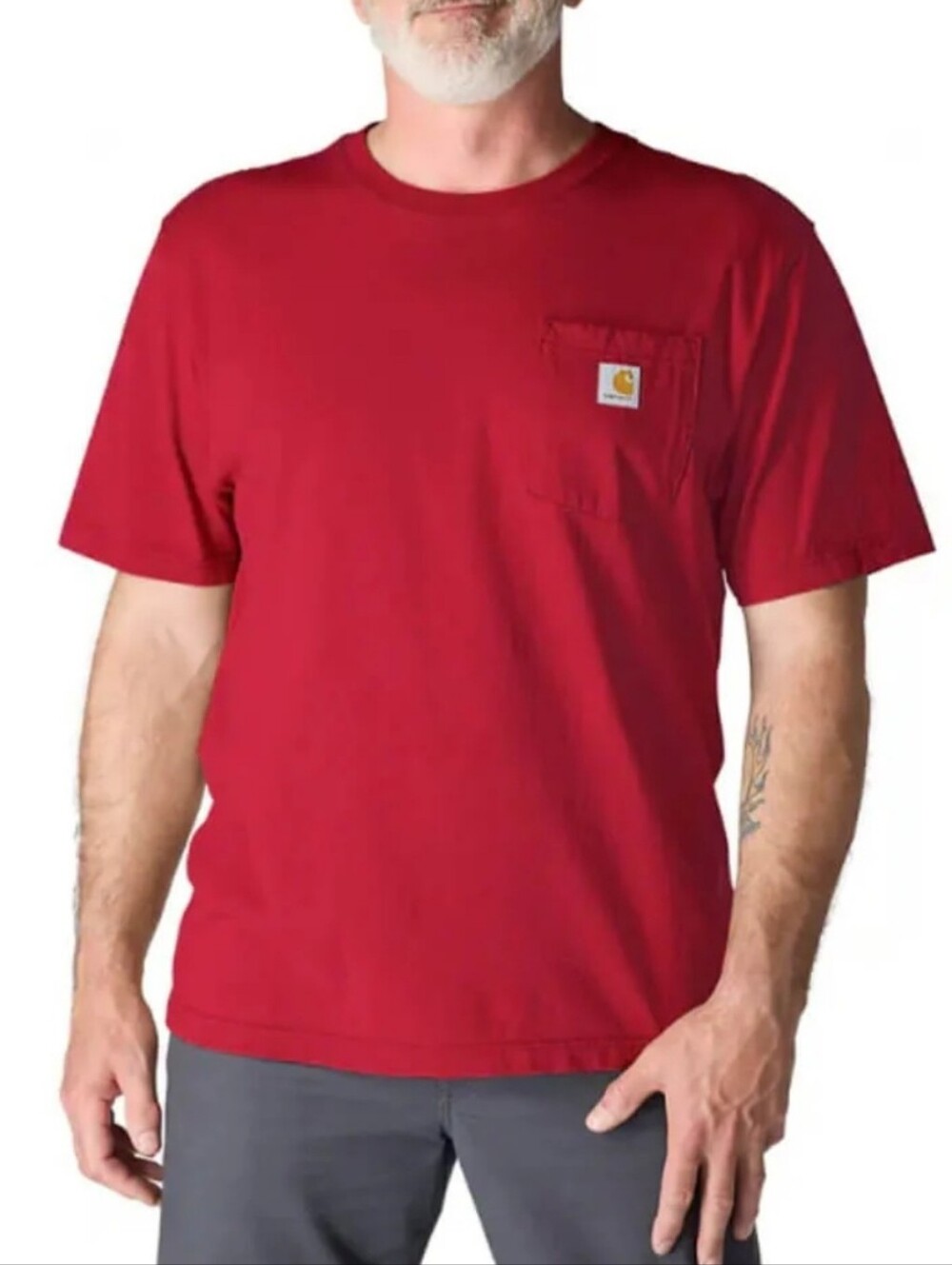 Like New! Carhartt Men's Loose Fit Heavyweight Short-Sleeve Pocket T-Shirt